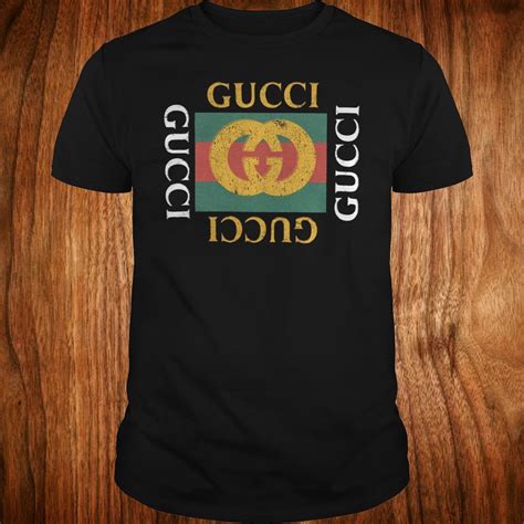 gucci logo tee shirt